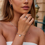 Layered Black Sahara Silver Ring