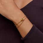 Layered Eternity Loop Bracelet