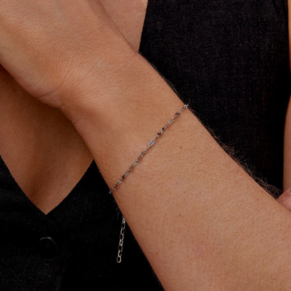 Leila Silver Chain Bracelet