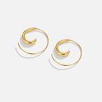 Luca Spiral Hoop Earrings