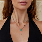 Lucia Green Pendant Necklace