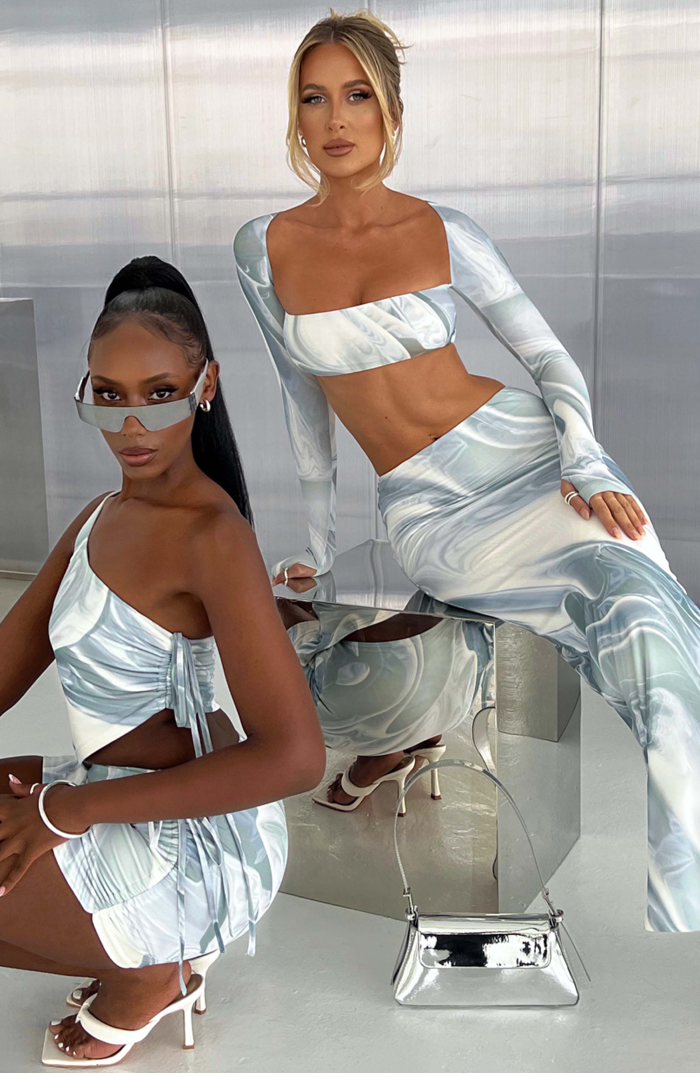 Top Lucianna - potisk Grey Haze