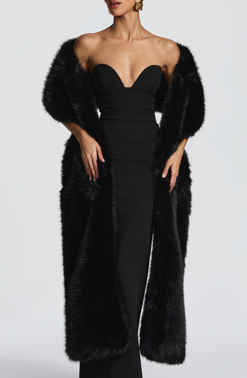 Šál Lulu - černý