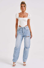 Korzet Matilda - růžový květinový potisk