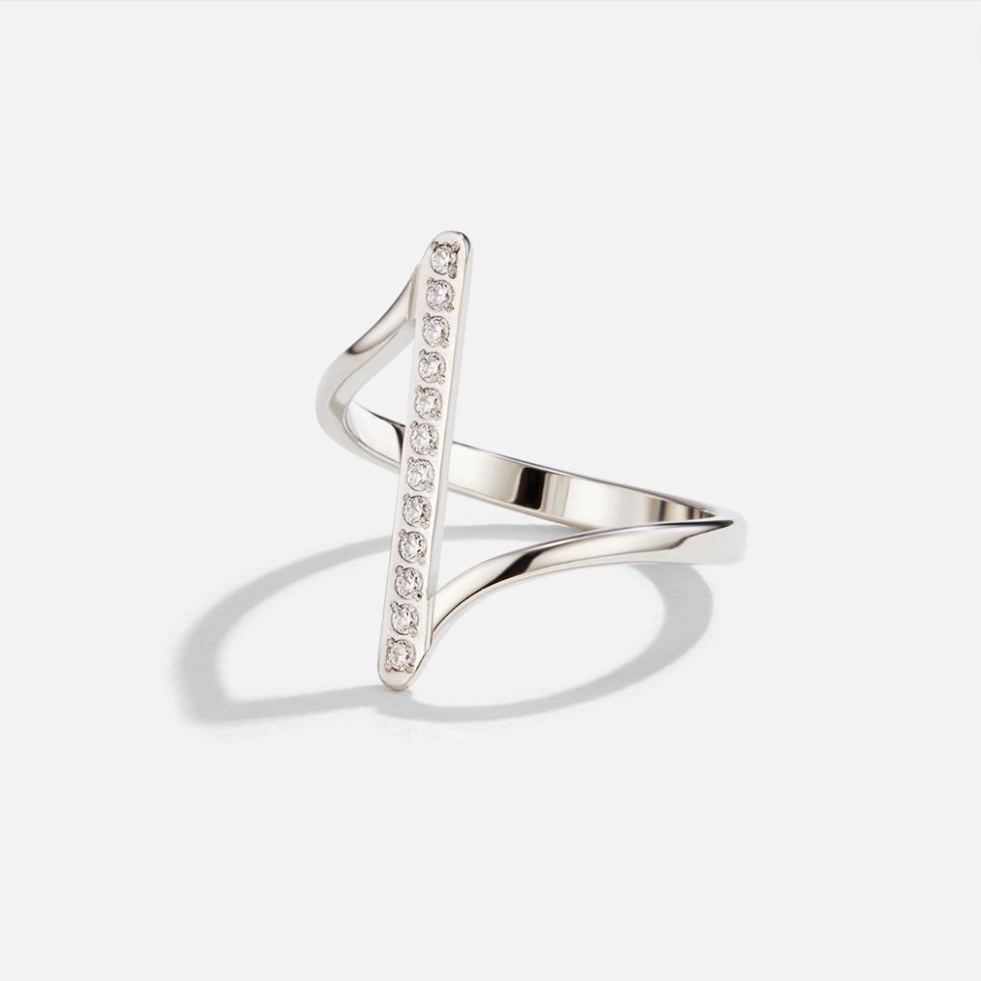 Mila Twisted Silver Ring
