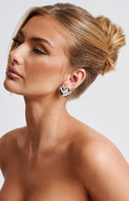 Náušnice s motivem srdce od Milana - stříbrné