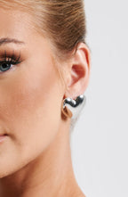 Náušnice s motivem srdce od Milana - stříbrné