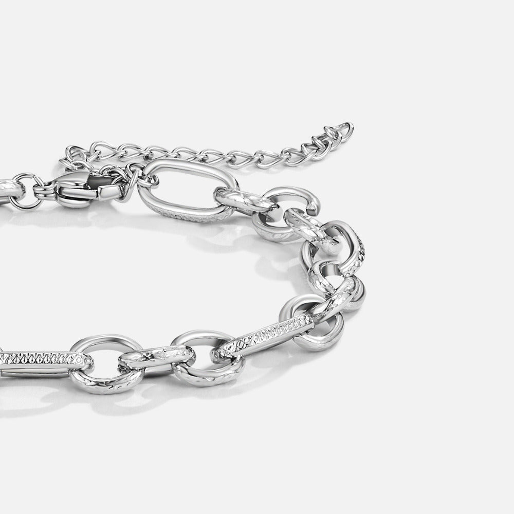 Miriam Chunky Silver Bracelet