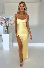 Maxi šaty Misha - citronové