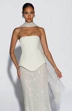 Šála Miya - slonovinová