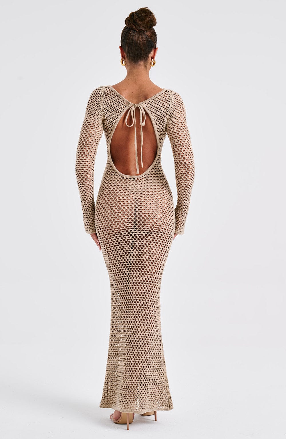 Maxi šaty Moana - béžové