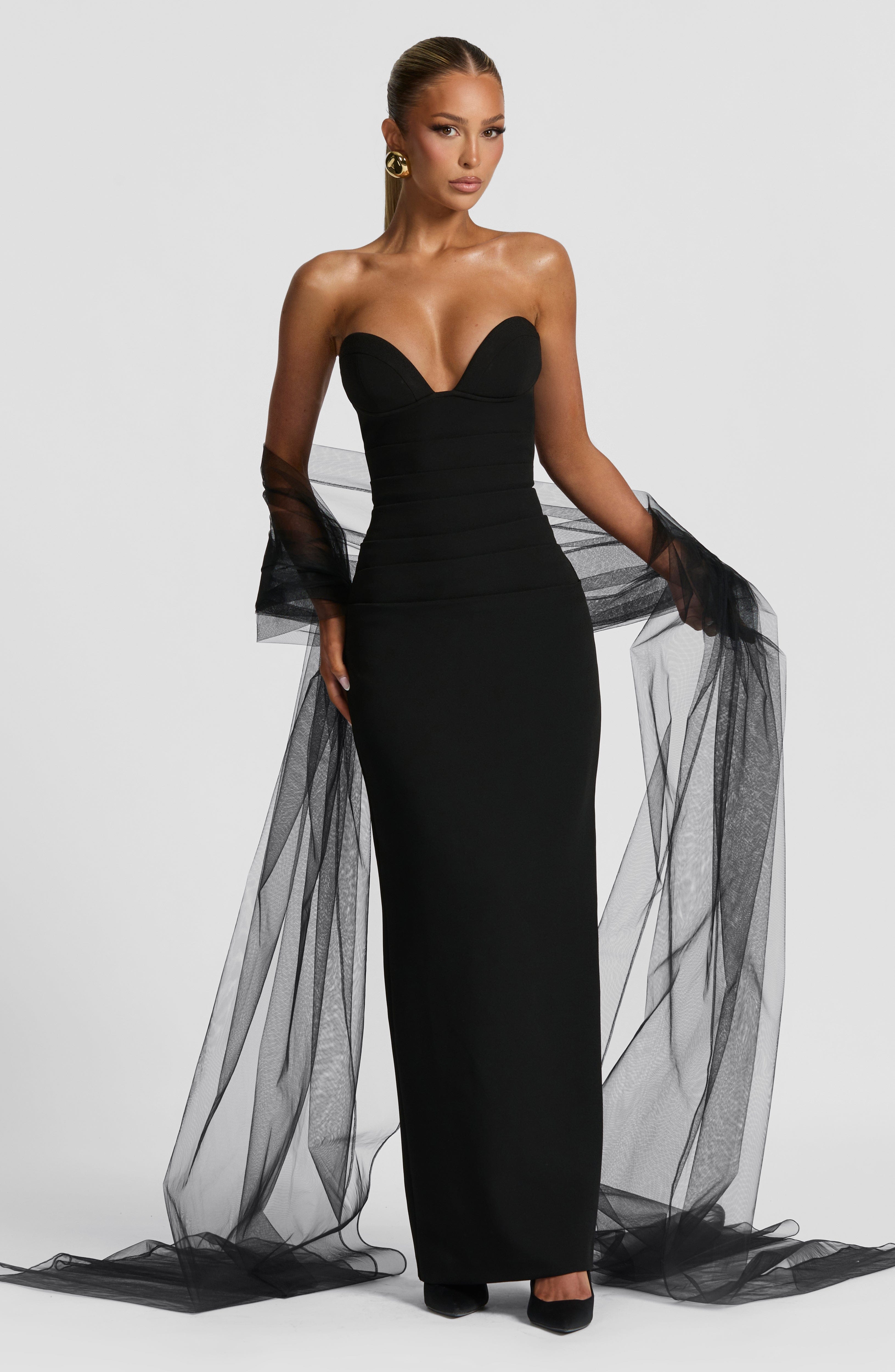 Myrtle šál - černý