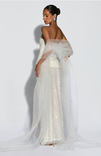 Myrtle šál - slonovinová