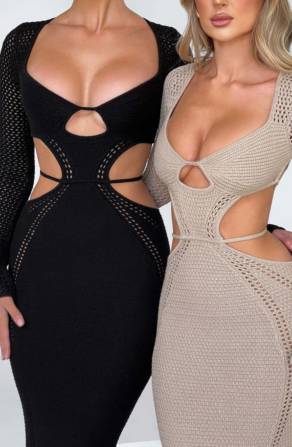 Maxi šaty Nadine - černé