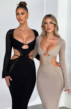 Maxi šaty Nadine - černé