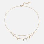 Olivia Blue Droplet Necklace