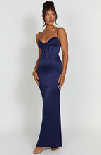 Maxi šaty Onika - tmavě modré