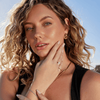 Pearl White Blossom Flower Ring