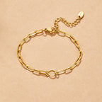 Pia Chain Link Charm Bracelet