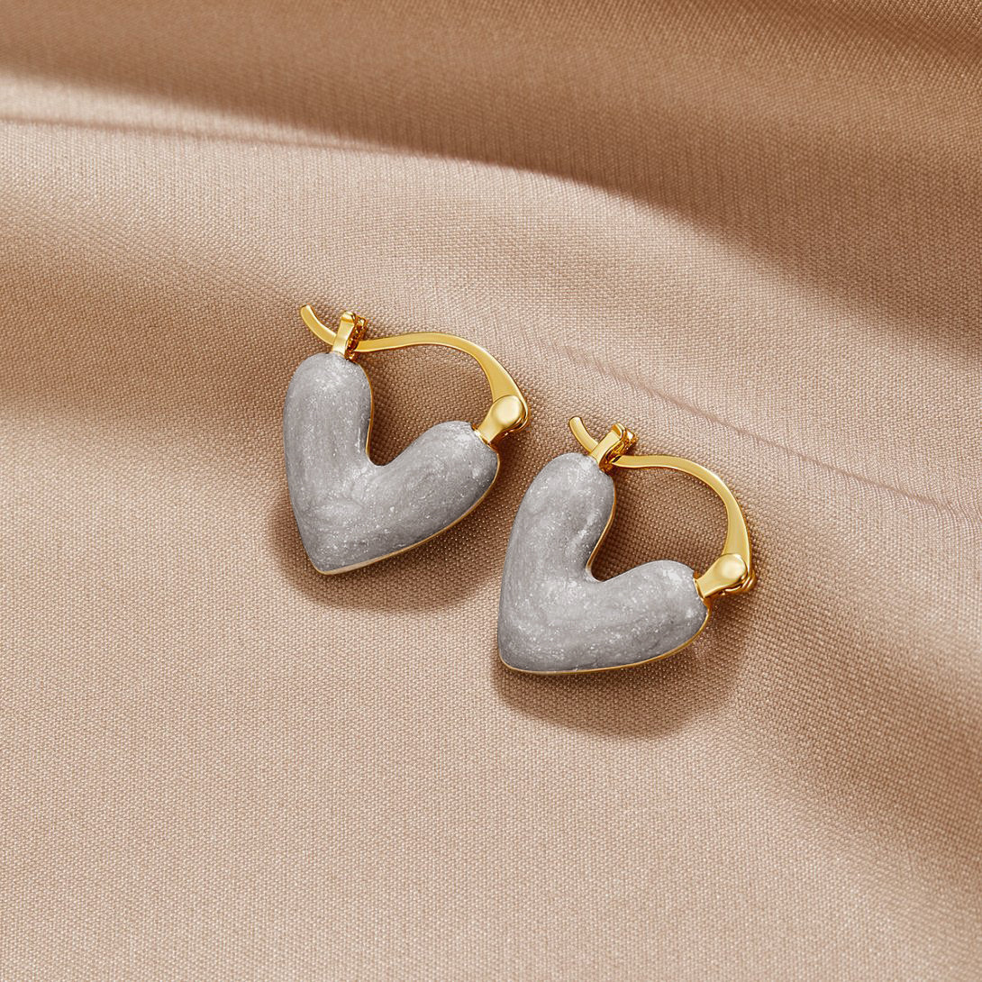 ‘Pure Love’ Heart Earrings