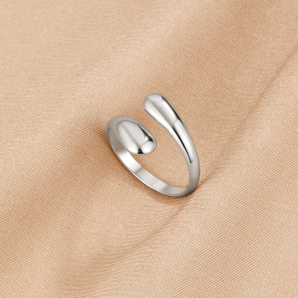 Raven Silver Wrap Ring