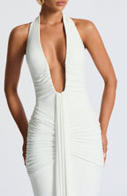 Maxi šaty Rosetta - bílé