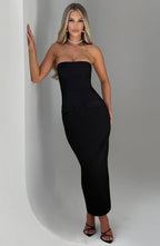 Šaty Roxanne Midaxi - černé