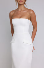 Šaty Roxanne Midaxi - slonovinová