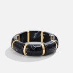 Sabina Black Marbled Bracelet