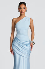 Maxi šaty Sadona - ledovcově modré