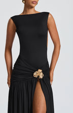 Maxi sukně Saira - černá