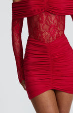 Minišaty Sauline - červené