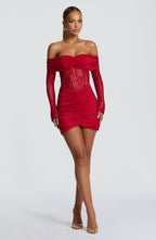 Minišaty Sauline - červené