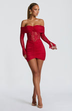 Minišaty Sauline - červené