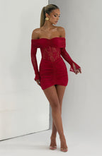 Minišaty Sauline - červené