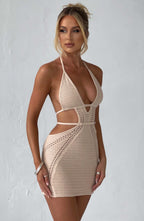 Minišaty Selena - krémové