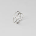 Silver Infinity Loop Ring