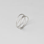 Silver Infinity Loop Ring