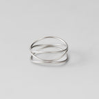 Silver Infinity Loop Ring