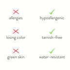 Silver Rectangle Hoop Earrings