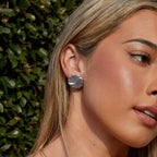 Silver Spiral Earrings