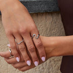 Silver Wave Ring