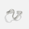 Silver Wave Ring