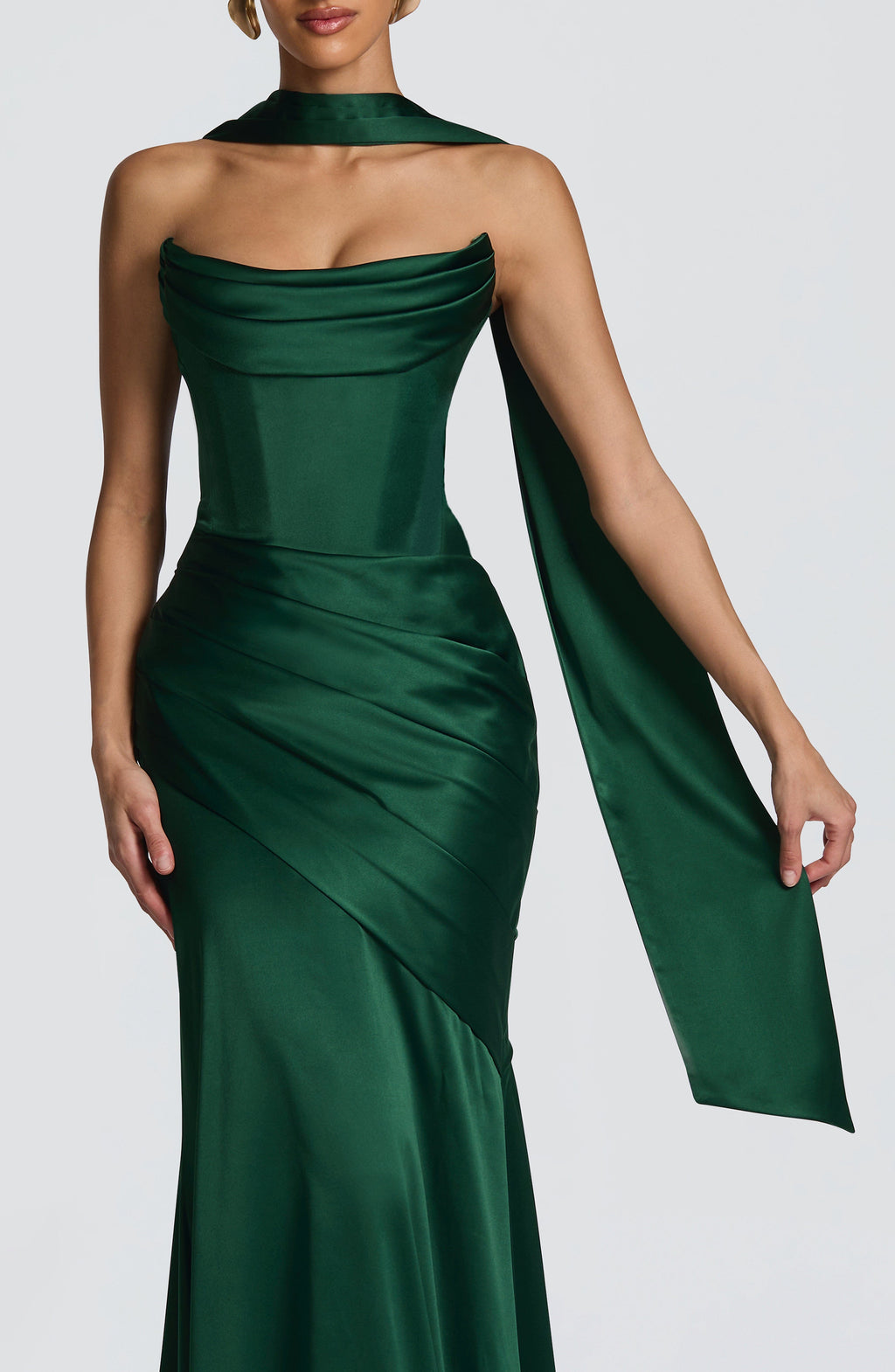 Šátek Sybil - Smaragdový