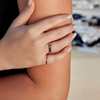 Talia Black Gold Ring