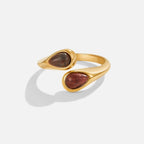 Tiger Eye Stone Wrap Ring
