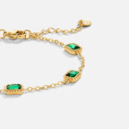 Trinity Emerald Bracelet