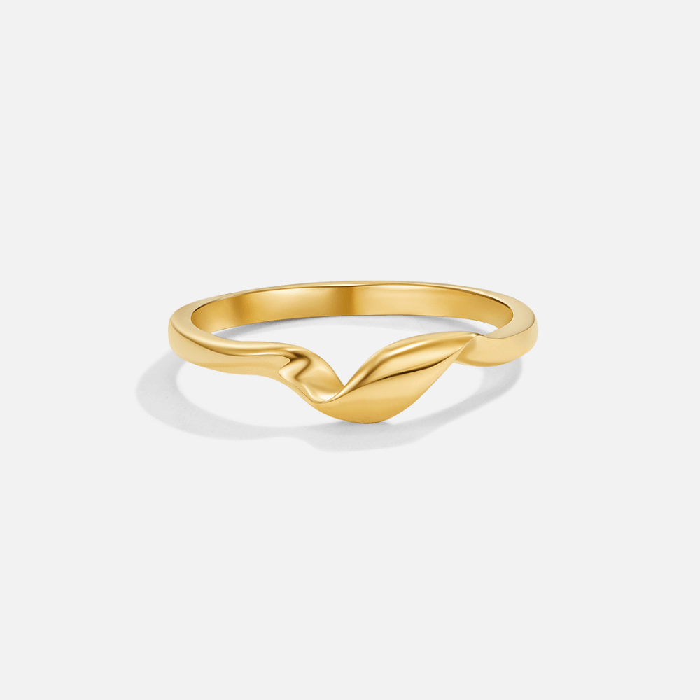 Twisted Athena Gold Ring
