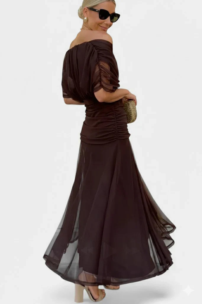 Velora™ | Abito lungo floreale con scollo a V