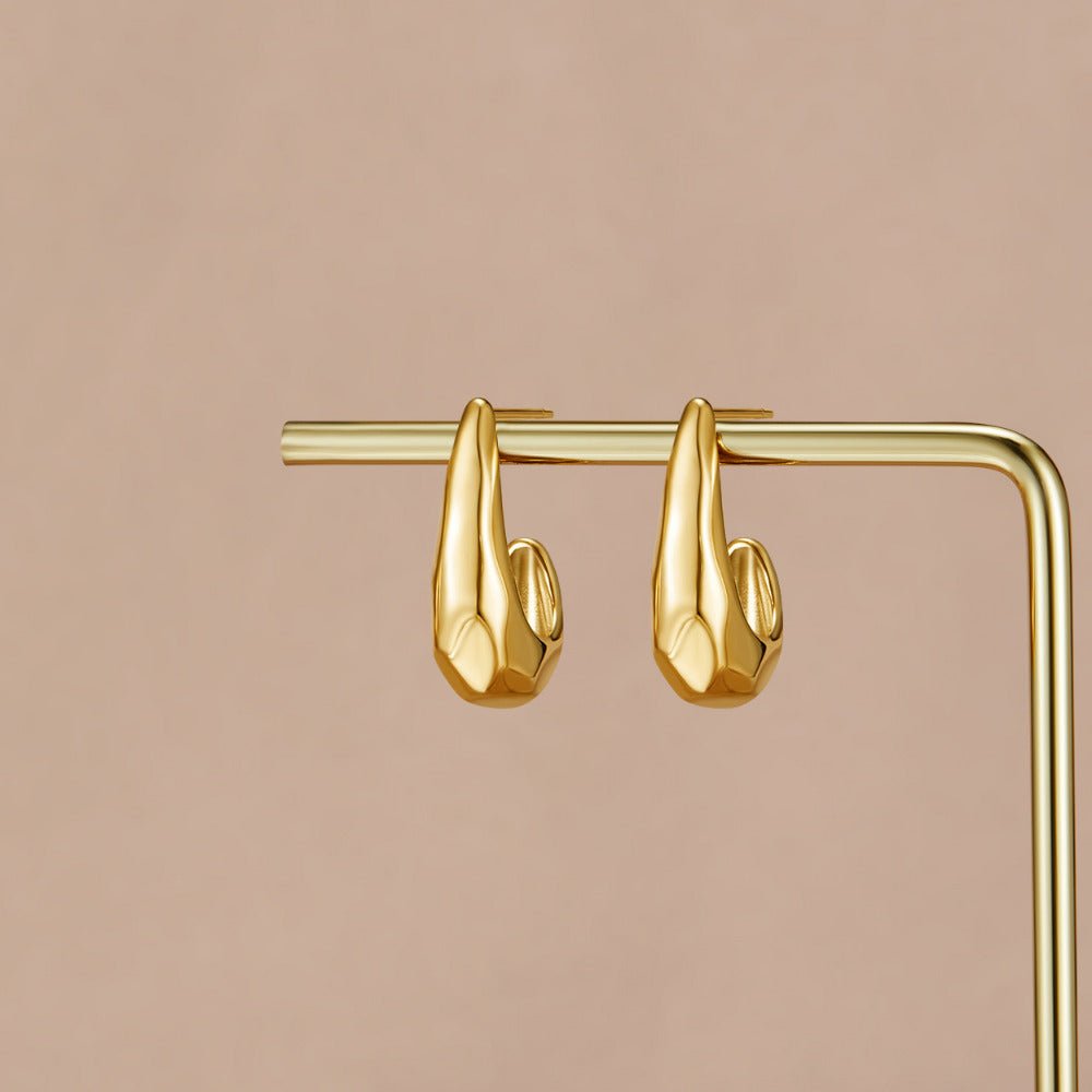 Vienna Gold Dome Earrings